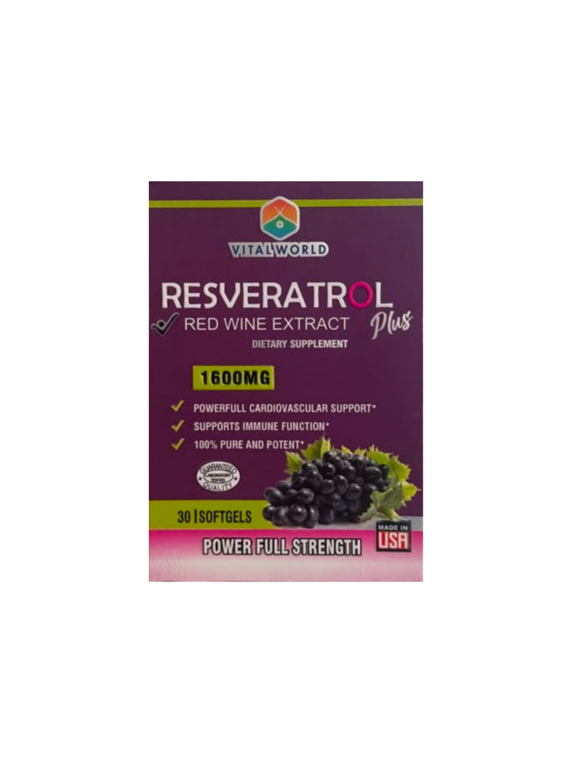 Resveratrol x 30 Capsulas