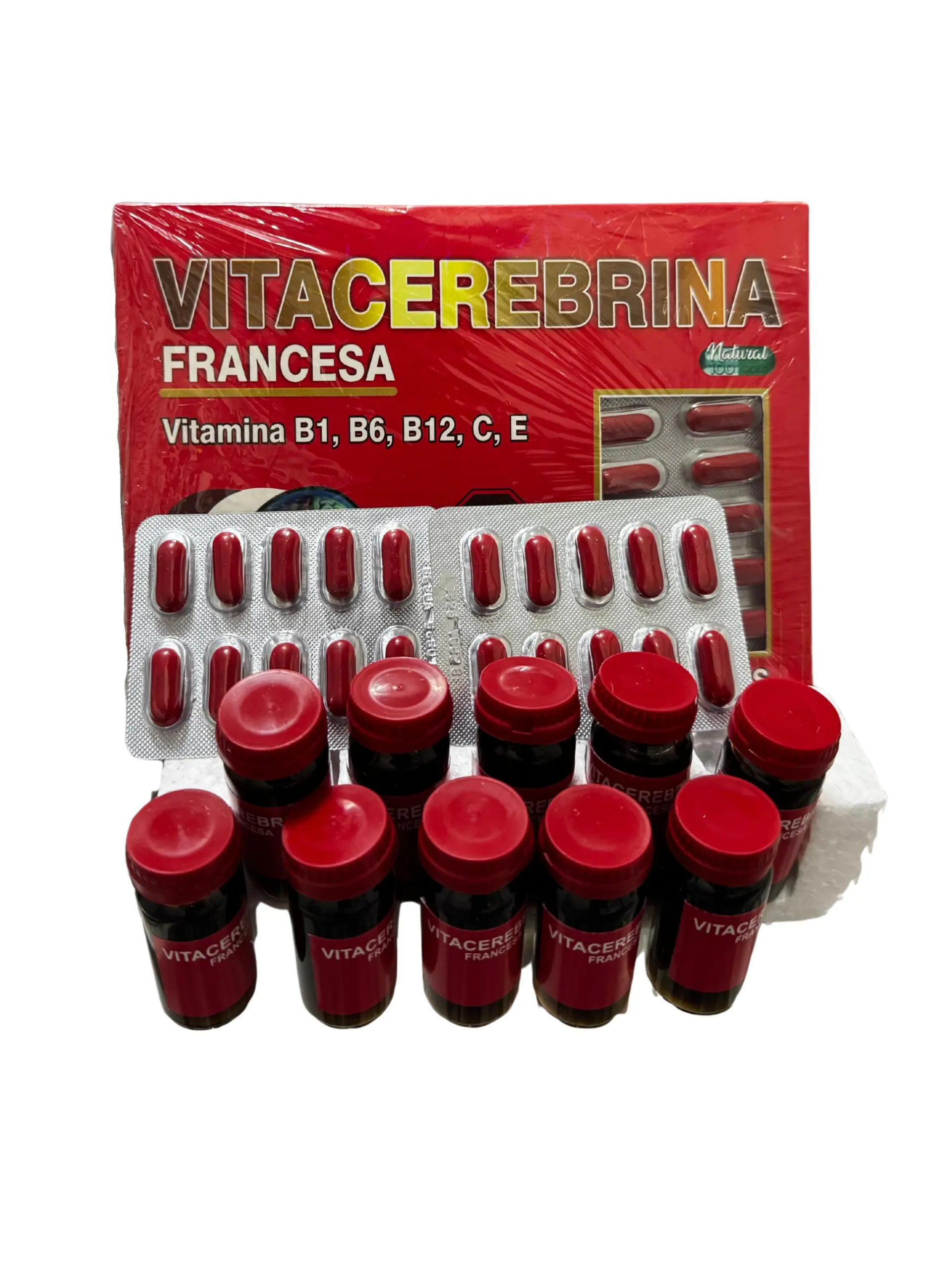Vitacerebrina x 10 frascos + 20 capsulas