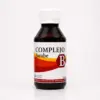 Complejo B Jarabe Alimfar 120 ml con vitaminas B1, B2, B6, niacina, hierro y zinc en presentación original.