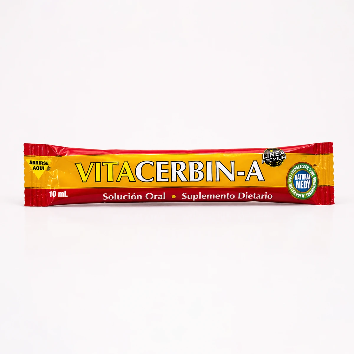 Vitacerbina sachet individual de 10 ml en presentación monodosis solución oral.